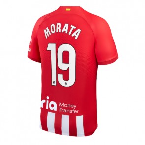 Atletico Madrid Alvaro Morata #19 Hemmatröja 2023-24 Kortärmad